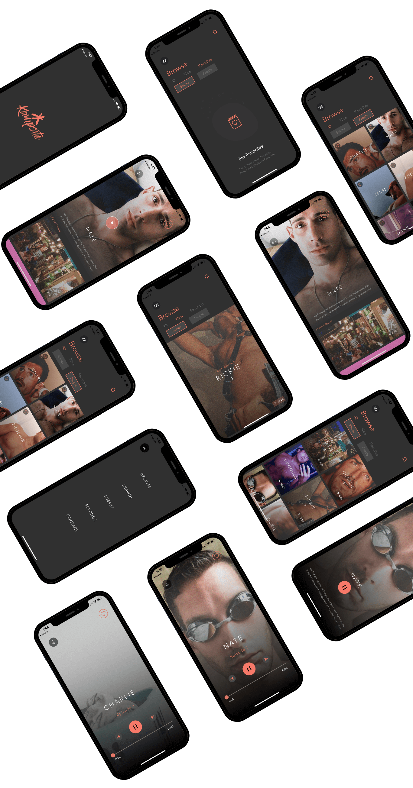 app screens img