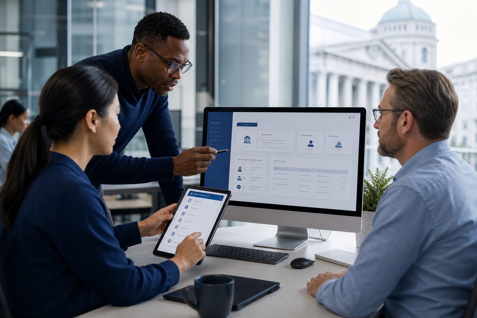 Government application development team building a secure accessible citizen-services platform At OSDY LLC