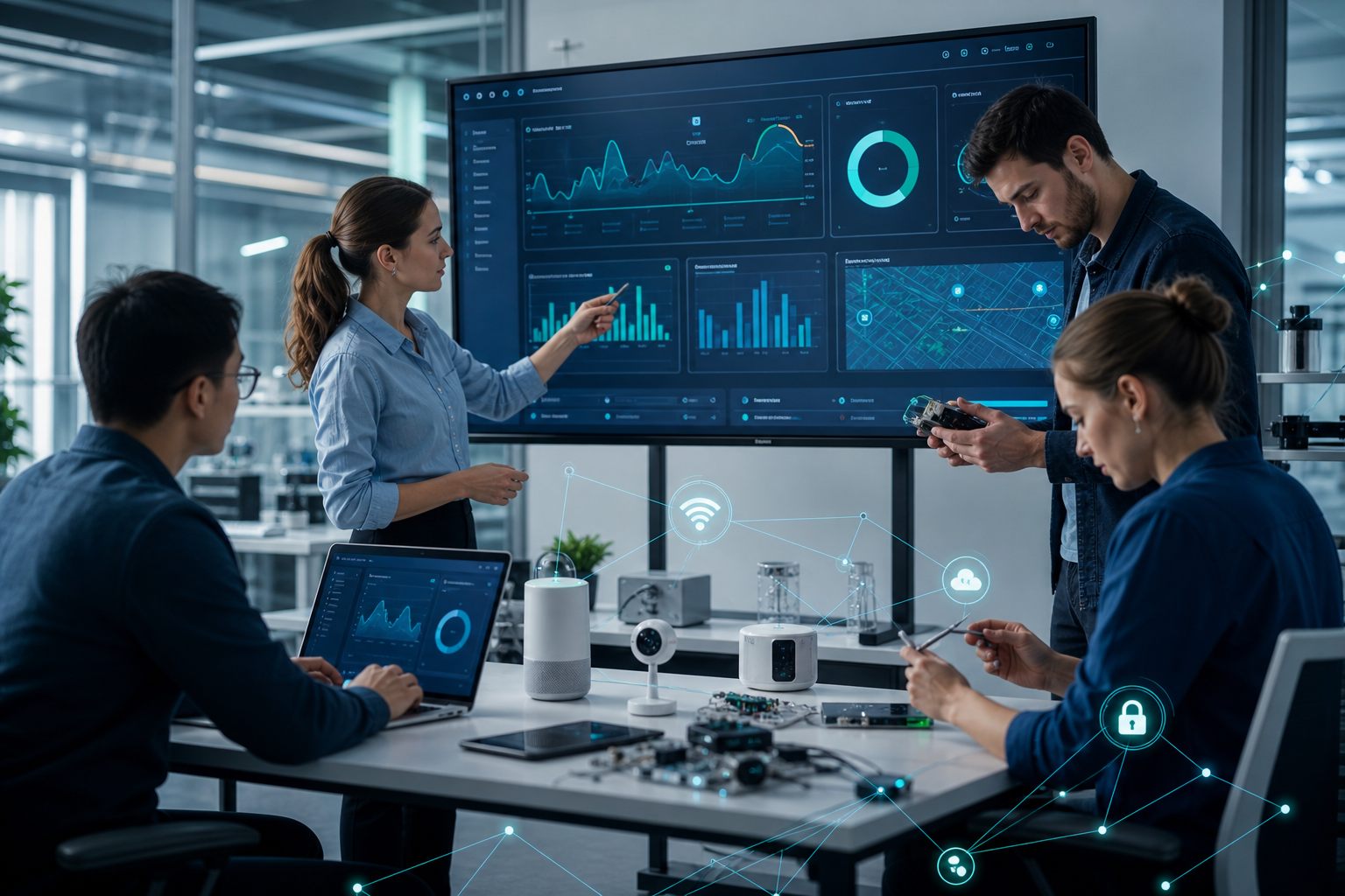 IoT application development team building connected device apps and dashboards At OSDY LLC