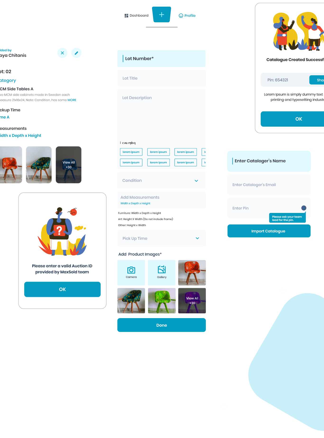 maxsold screen overview