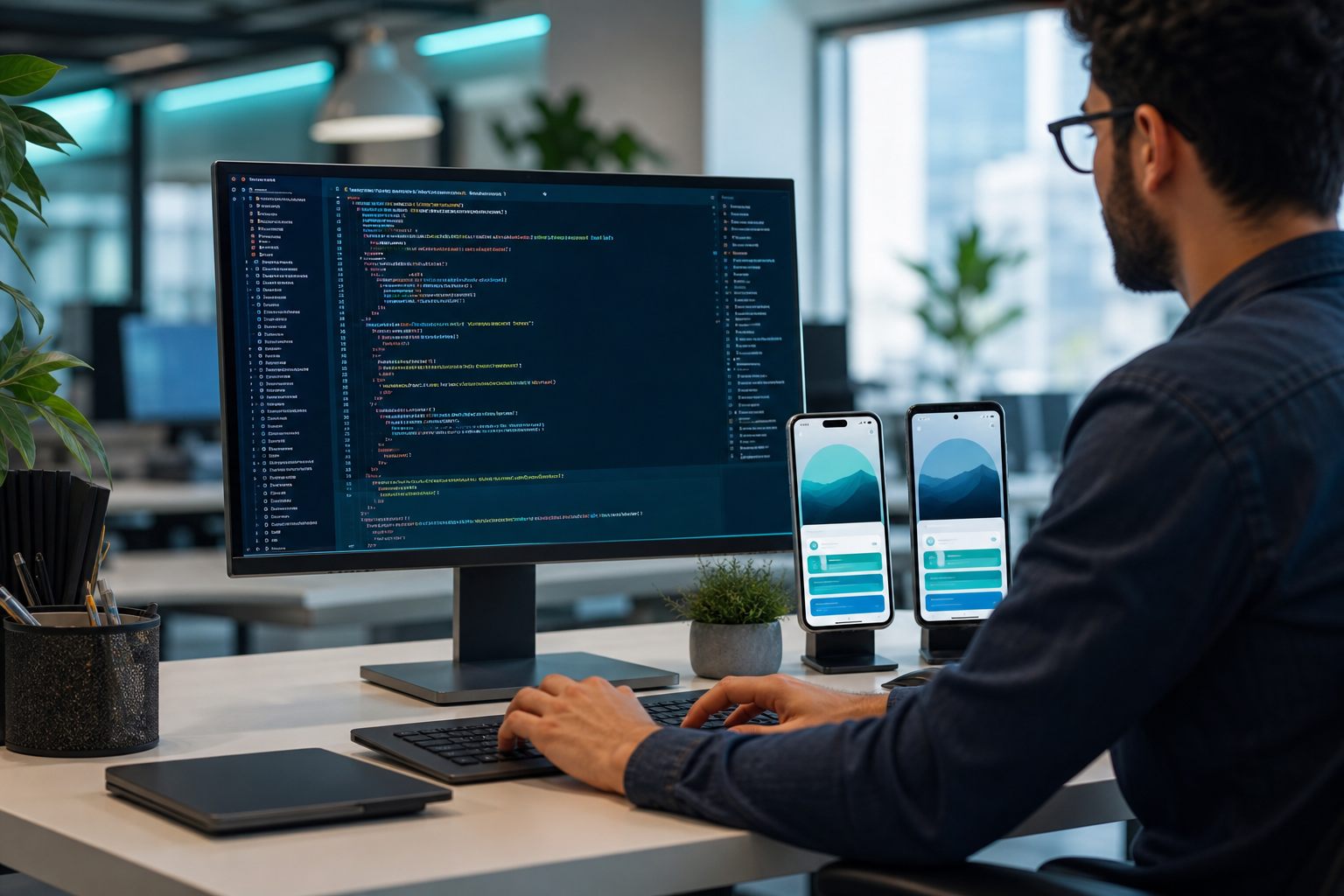 React Native developer building a cross-platform iOS and Android app in TypeScript At OSDY LLC