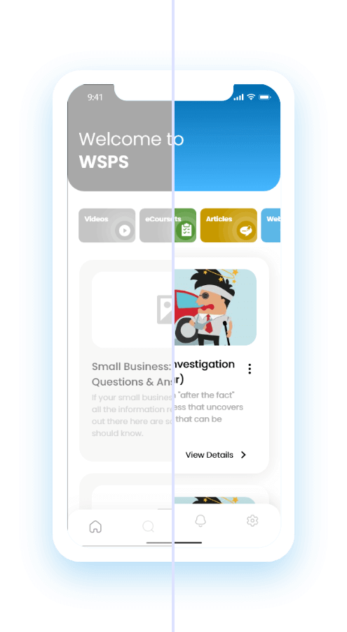 wsps welcome screen